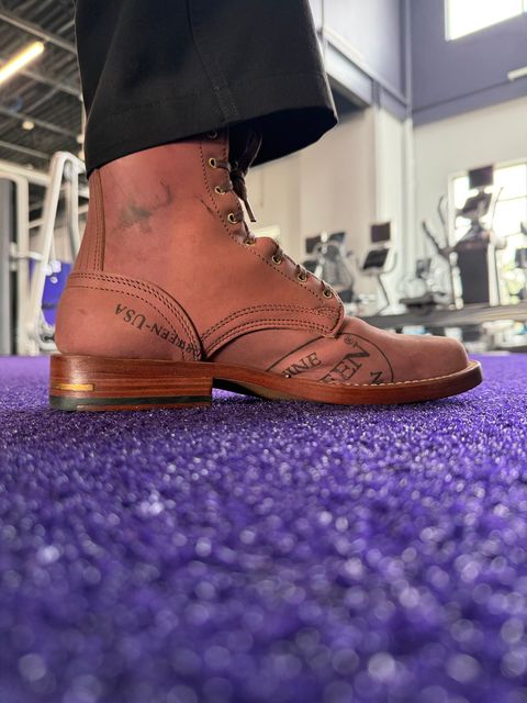Photo by chris.8888 on July 16, 2026 of the Brandle 1964 in Horween Color 8 Reverse Shell Cordovan.