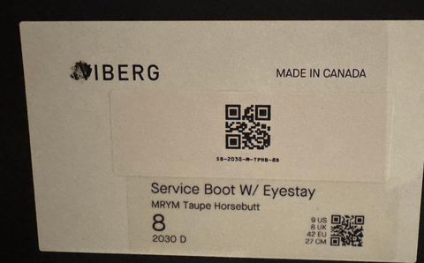 Photo by Pedro on January 6, 2025 of the Viberg Service Boot BCT in Maryam Taupe TPR Horsebutt.