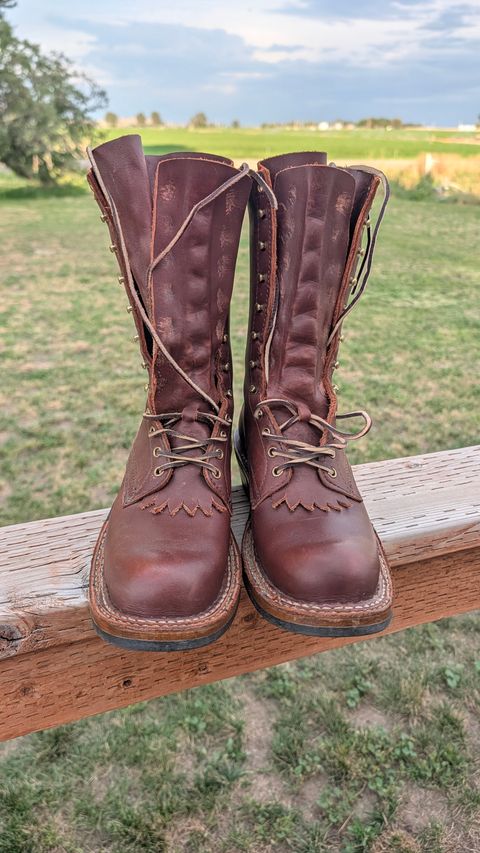 Photo by dohyde34 on July 25, 2026 of the White's x Rose Anvil Drifter in Seidel Red Dog Oil Tan.