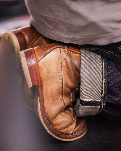 Photo by BiengerZ on March 8, 2025 of the Willie's Handmade Boots Monkey Boot in Horween Natural Latigo & Latigo GBS – Light Natural.