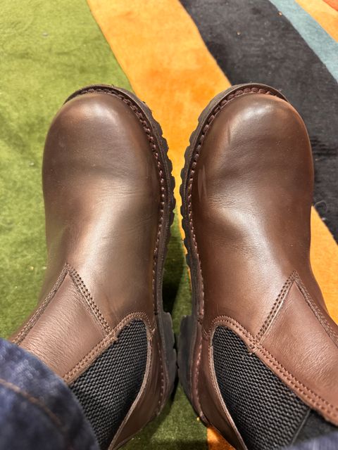 Photo by theberries on November 29, 2025 of the Jim Green Stockman in Brown Full Grain.