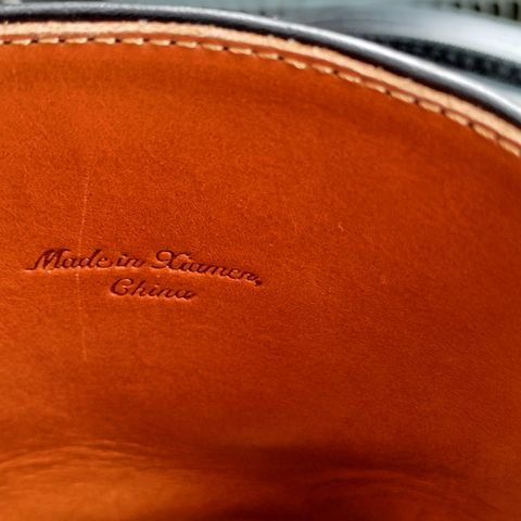Photo by StuntTriple on April 25, 2026 of the Grant Stone Grant Stone / Elias Side-Zip in Horween Black Chromexcel.