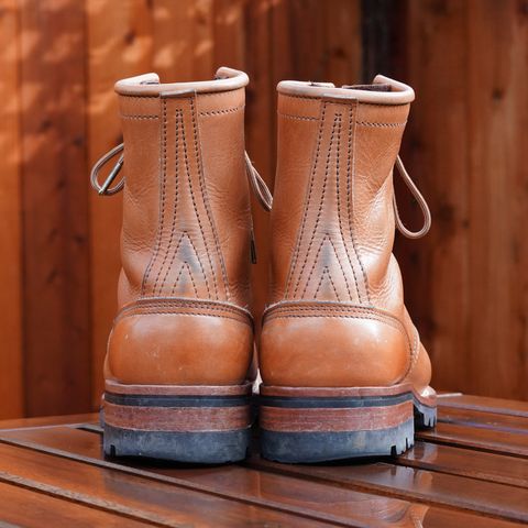 Photo by jdsw20 on January 1, 2026 of the Nicks Parkhurst V3 in Horween Light Natural Dublin.