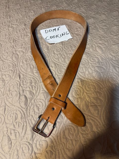 Photo by Bootsforever on November 2, 2025 of the Jay’s Custom Leather In Muddy Pond, Tennessee No Model Number in Waxed Natural Veg Tan.