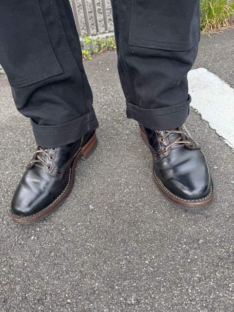 Photo by KaniThunder on April 20, 2026 of the Wesco Hendrik in Seidel Black Tie Domain.