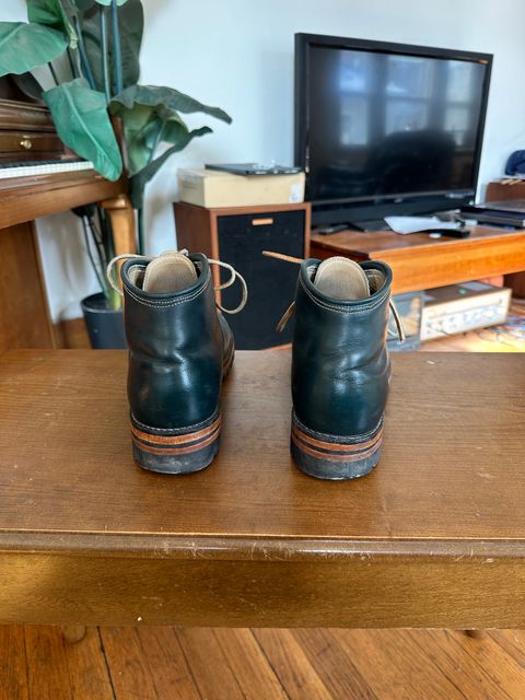 Photo by Limmer_Ernie on February 3, 2025 of the Peter Limmer & Sons Custom Model in Seidel Sapphire Blue Double Shot.