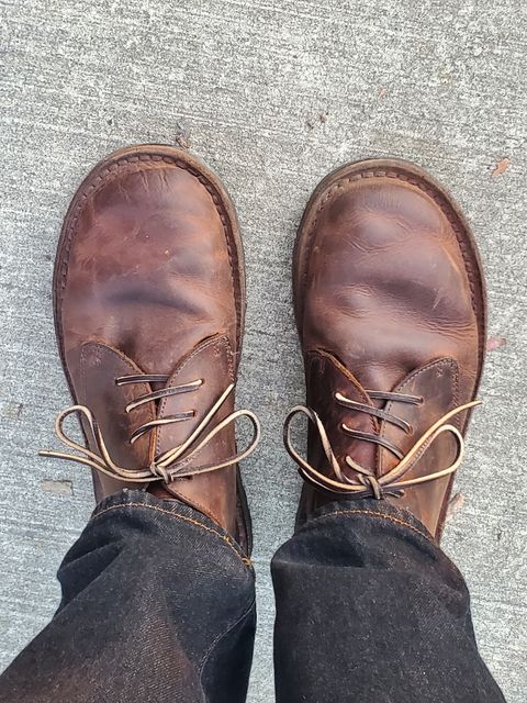 Photo by simontheflutist on June 2, 2026 of the Jim Green Barefoot Shoellie in Jim Green Bronco Brown.