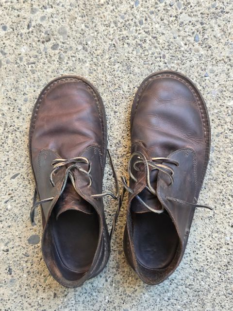 Photo by simontheflutist on July 15, 2026 of the Jim Green Barefoot Shoellie in Jim Green Bronco Brown.