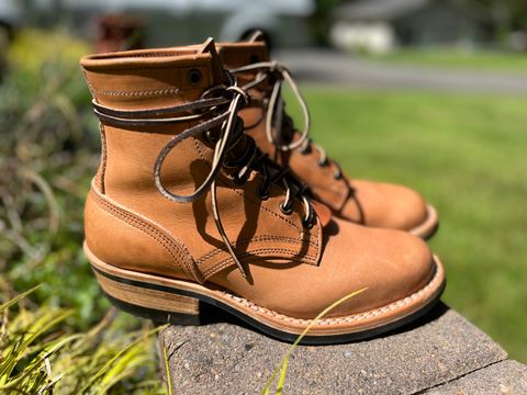 Photo by spiritualized50 on May 31, 2026 of the Nicks Lace Up Heritage in Horween Light Natural Dublin.