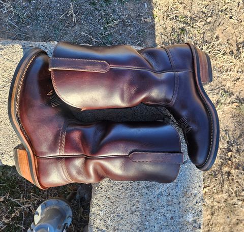 Photo by Sexual_Tyrannosaur on February 4, 2026 of the Nicks Palouse in Seidel 1964 Brown Double Shot & Seidel 1964 Walnut.