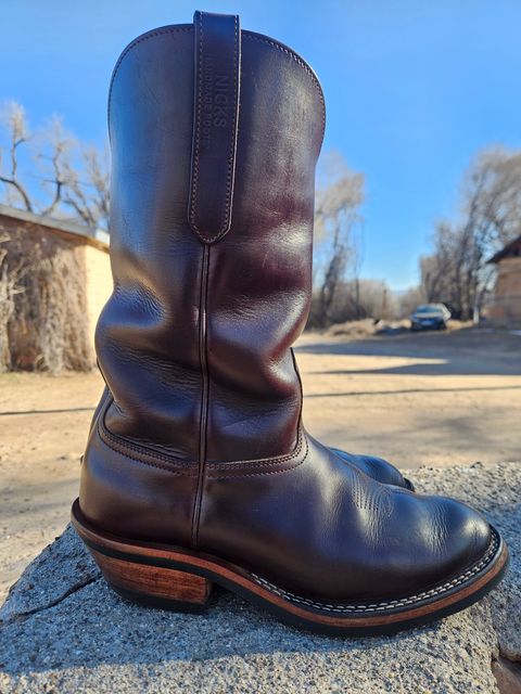 Photo by Sexual_Tyrannosaur on February 4, 2026 of the Nicks Palouse in Seidel 1964 Brown Double Shot & Seidel 1964 Walnut.
