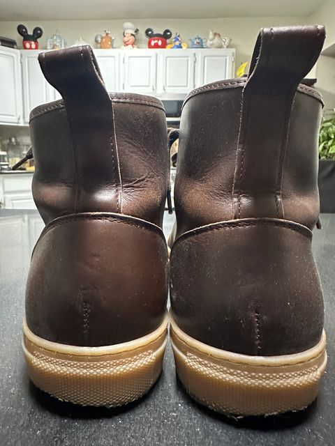 Photo by Rick11 on October 26, 2024 of the Goral Smugs in Horween Brown Chromexcel.