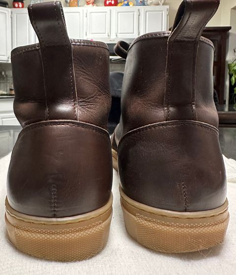 Photo by Rick11 on December 4, 2024 of the Goral Smugs in Horween Brown Chromexcel.