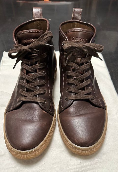 Photo by Rick11 on December 4, 2024 of the Goral Smugs in Horween Brown Chromexcel.