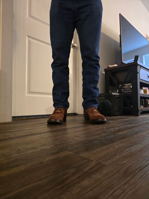 Photo by Bobwoobe on July 3, 2026 of the Frank's Boots Wilshire in Seidel Chocolate Oil Tan Roughout.