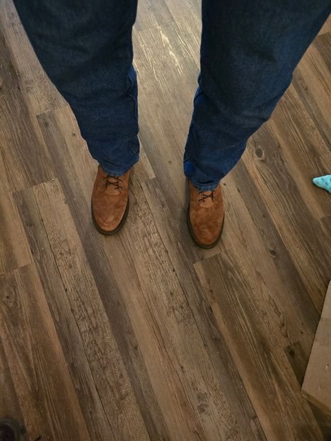 Photo by Bobwoobe on July 3, 2026 of the Frank's Boots Wilshire in Seidel Chocolate Oil Tan Roughout.