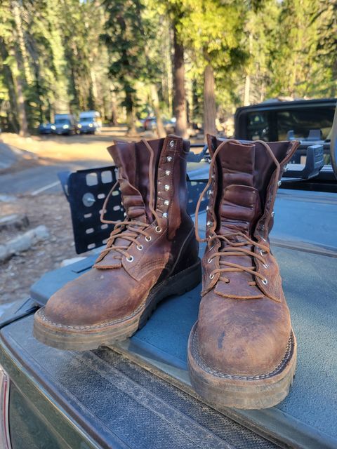 Photo by danjr92 on October 5, 2025 of the Nicks Ridgeline Hiking Boot in Seidel MaxSupport Walnut.