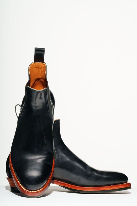 Photo by TToma on September 25, 2025 of the Briselblack The Seventh Chelsea Boot in Shinki Black Shell Cordovan.