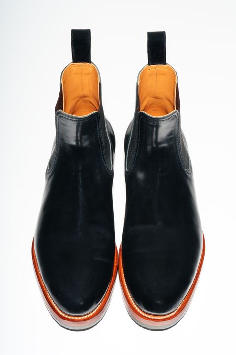 Photo by TToma on October 1, 2025 of the Briselblack The Seventh Chelsea Boot in Shinki Black Shell Cordovan.