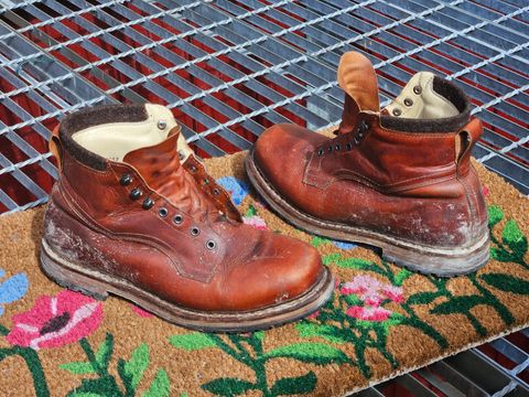 Photo by FyoDisco on July 4, 2026 of the Dundas Footwear Gunnerside in Badalassi Carlo Tan Cognac.
