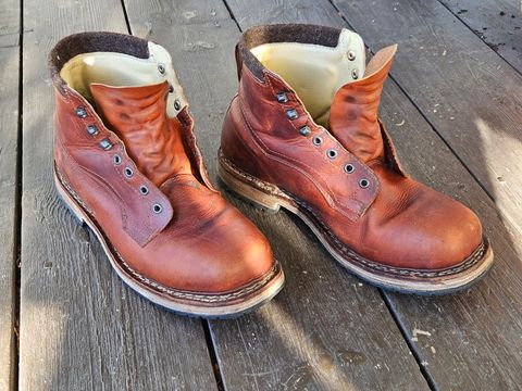 Photo by FyoDisco on July 5, 2026 of the Dundas Footwear Gunnerside in Badalassi Carlo Tan Cognac.