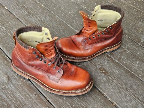 Photo by FyoDisco on July 7, 2026 of the Dundas Footwear Gunnerside in Badalassi Carlo Tan Cognac.