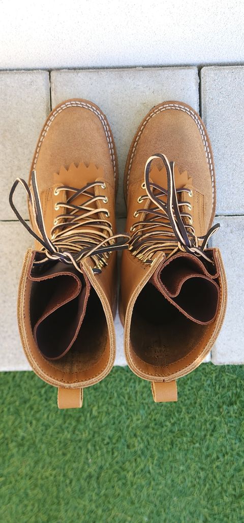 Photo by Rudey on October 1, 2024 of the Nicks DomePro in Seidel 1964 Tan Roughout & Seidel 1964 Tan.