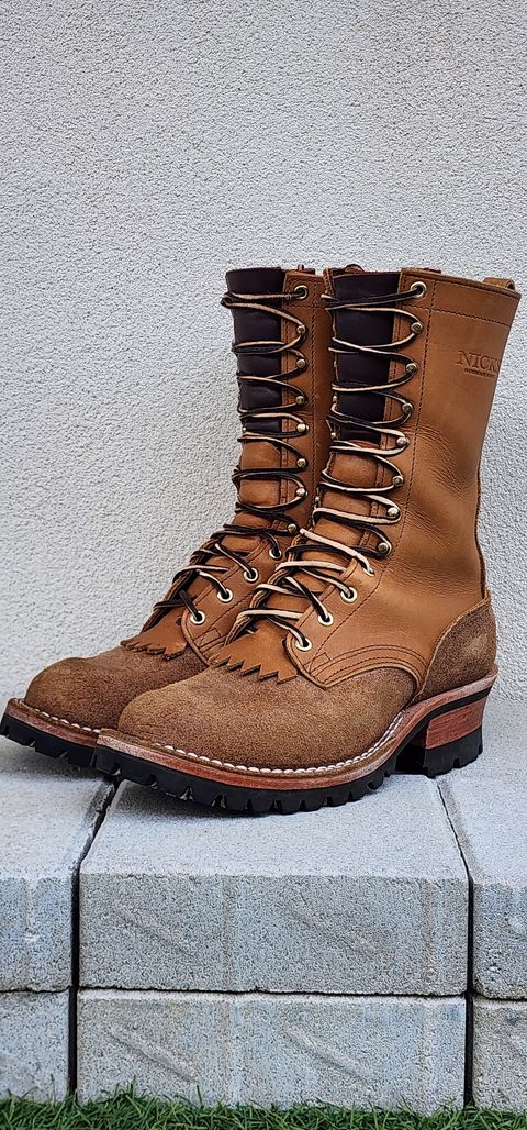 Photo by Rudey on November 2, 2024 of the Nicks DomePro in Seidel 1964 Tan Roughout & Seidel 1964 Tan.