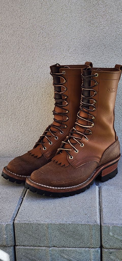Photo by Rudey on December 5, 2024 of the Nicks DomePro in Seidel 1964 Tan Roughout & Seidel 1964 Tan.