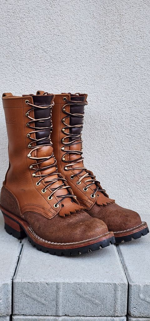 Photo by Rudey on February 5, 2025 of the Nicks DomePro in Seidel 1964 Tan Roughout & Seidel 1964 Tan.