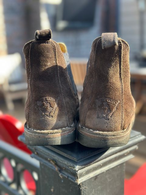 Photo by eschaye on March 4, 2026 of the Jim Green Stockman in Houston Brown Rough Out.