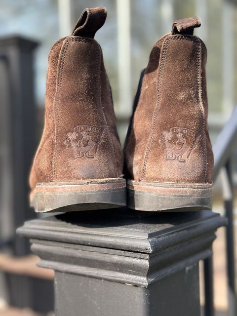 Photo by eschaye on April 5, 2026 of the Jim Green Stockman in Houston Brown Rough Out.
