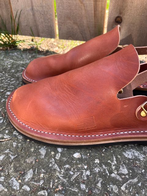Photo by prichardson on May 23, 2026 of the Hardworking Phil Dam Stomper in Horween Unknown.