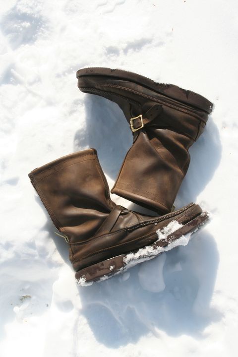 Photo by Mogo on April 3, 2026 of the Russell Moccasin Co. Zephyr II in S.B. Foot Sage Chamois.