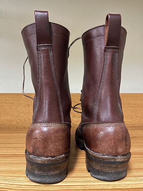 Photo by potatopotato on January 21, 2026 of the JK Boots Superduty in Seidel Redwood Oil Tan & Seidel Redwood Oil Tan Roughout.