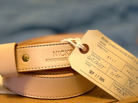 Photo by Ahab78 on September 24, 2025 of the Nicks Heavy Duty Work Belt in Full Natural.