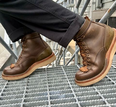 Photo by Vic on July 6, 2026 of the White's C350ltt-cs in Horween Greener Pastures Dublin.