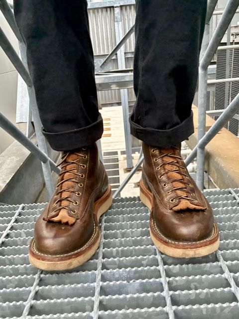 Photo by Vic on July 6, 2026 of the White's C350ltt-cs in Horween Greener Pastures Dublin.