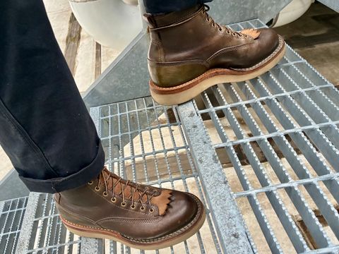 Photo by Vic on July 6, 2026 of the White's C350ltt-cs in Horween Greener Pastures Dublin.