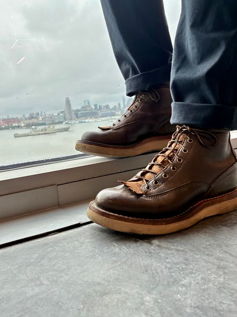 Photo by Vic on July 6, 2026 of the White's C350ltt-cs in Horween Greener Pastures Dublin.