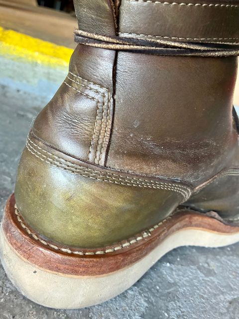 Photo by Vic on July 8, 2026 of the White's C350ltt-cs in Horween Greener Pastures Dublin.