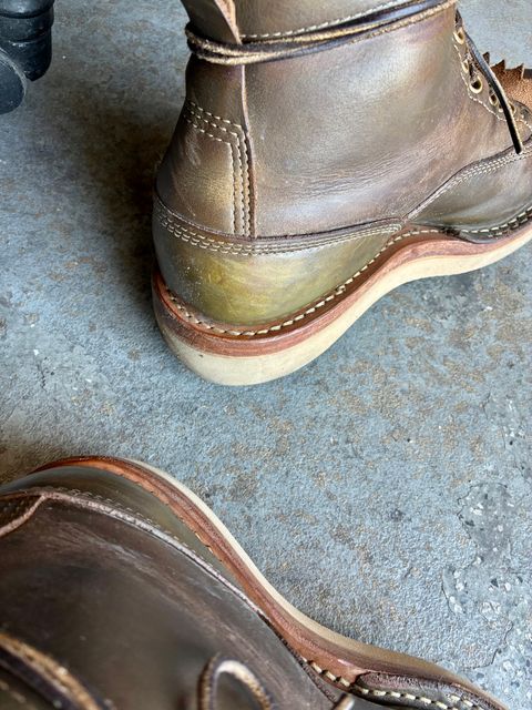 Photo by Vic on July 8, 2026 of the White's C350ltt-cs in Horween Greener Pastures Dublin.