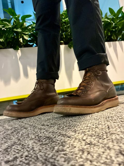 Photo by Vic on July 11, 2026 of the White's C350ltt-cs in Horween Greener Pastures Dublin.