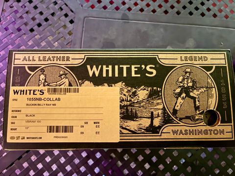 Photo by Vic on July 25, 2026 of the White's Buckin Special Logger in Seidel Black Oil Tan.