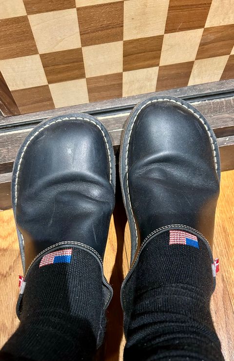 Photo by Vic on April 1, 2026 of the Duckfeet Blåvand in Terracare Navy.