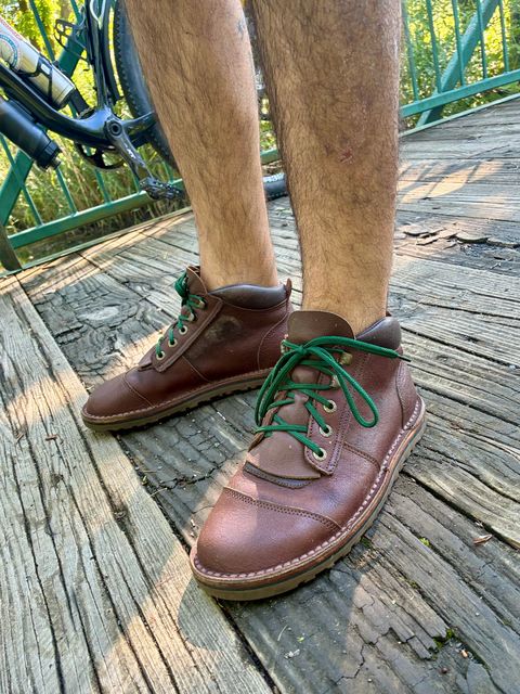 Photo by Vic on July 8, 2026 of the Jim Green African Ranger Barefoot Boot in African Buffalo Skin.