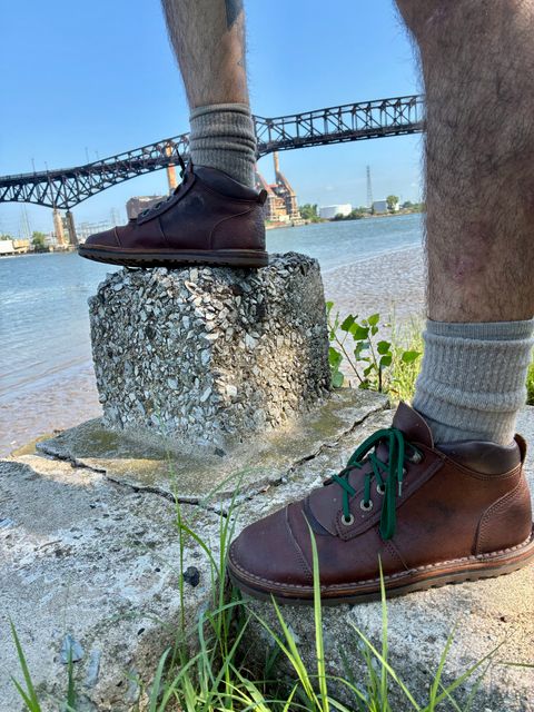 Photo by Vic on July 9, 2026 of the Jim Green African Ranger Barefoot Boot in African Buffalo Skin.
