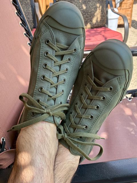 Photo by Vic on July 12, 2026 of the John Lofgren Champion in Olive Canvas.