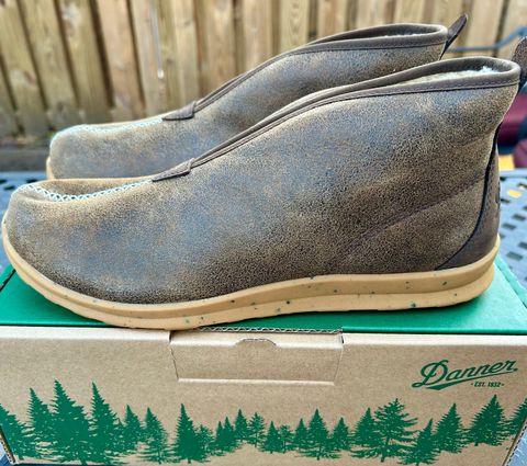 Photo by Vic on April 17, 2026 of the Danner Forest Moc Chukka Boot in Light Brown Full Grain.