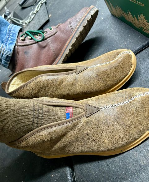 Photo by Vic on April 17, 2026 of the Danner Forest Moc Chukka Boot in Light Brown Full Grain.